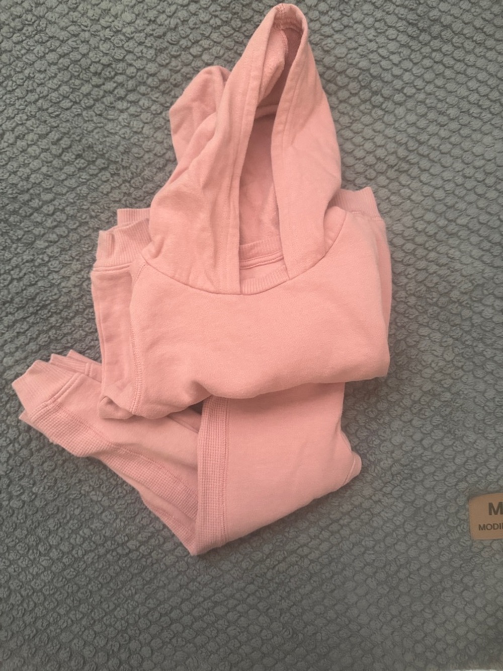 wonder nation Pink Hooded Sweatshirt & Jogger Set - Light Pink